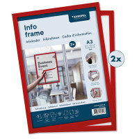 EUROPEL Magnetrahmen INFO FRAME, DIN A3, rot