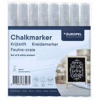 EUROPEL Kreidemarker 3 mm, 8er Etui, farbig sortiert