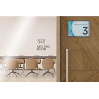 EUROPEL Türschild, 150 x 200 mm, silber