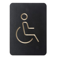 EUROPEL Piktogramm "WC Damen", schwarz