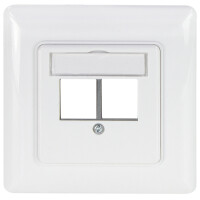 LogiLink Unterputzdose für Keystone-Module, 2-fach,...