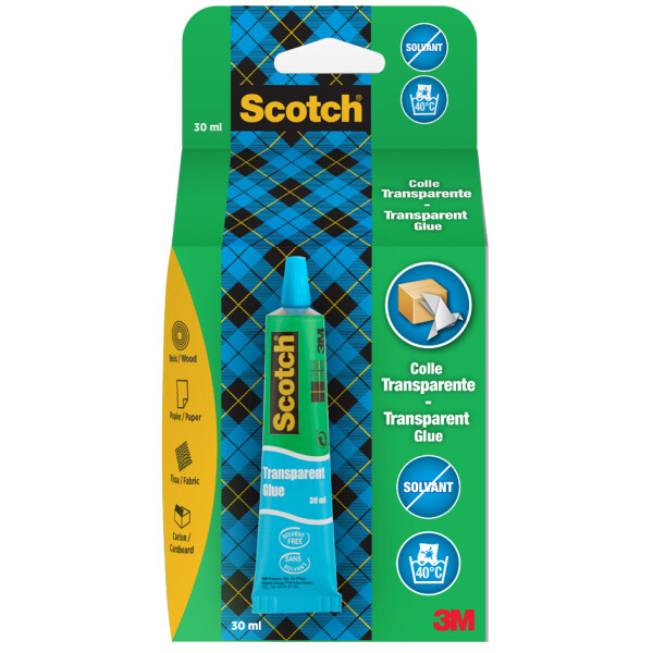 Scotch Alleskleber "Transparent Glue", 30 ml