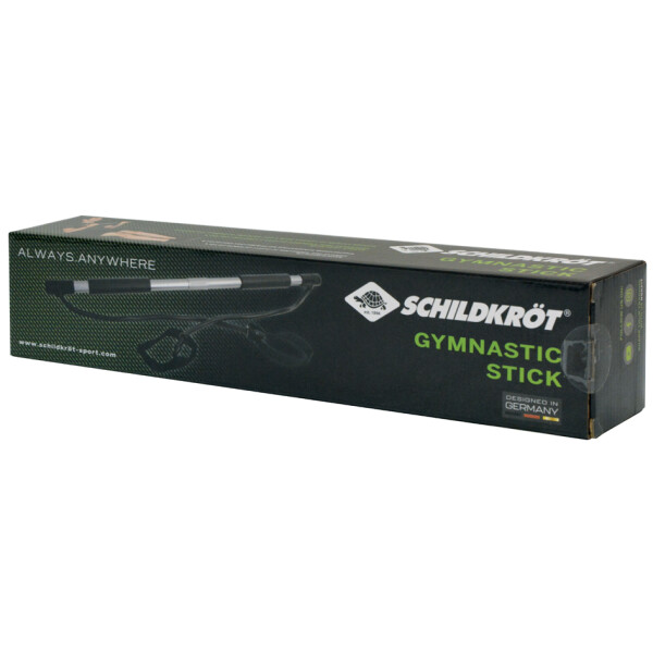SCHILDKRÖT Fitnessstab Gymnastics Stick, silber schwarz