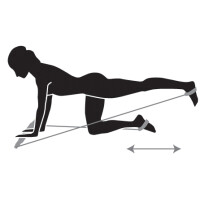 SCHILDKRÖT Fitnessstab Gymnastics Stick, silber schwarz