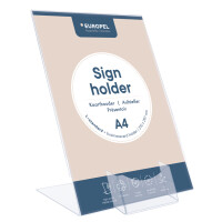EUROPEL Tischaufsteller Acrylic, DIN A7 quer, schräg