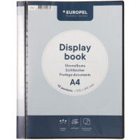 EUROPEL Sichtbuch, DIN A4, 10 Hüllen, anthrazit