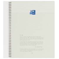 Oxford Spiralbuch Origins, DIN A4, kariert, beige