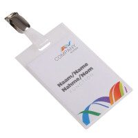 EUROPEL Namensschild, geschlossen, mit Clip, 90 x 60 mm