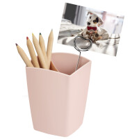 CEP Stifteköcher mineral, 2 Fächer, puderrosa