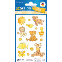 AVERY Zweckform ZDesign KIDS Papier-Sticker, grün