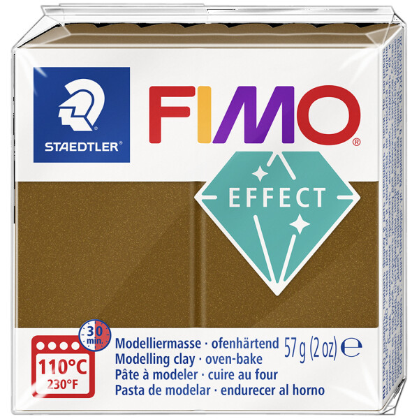 FIMO EFFECT Modelliermasse, bronze-metallic, 57 g