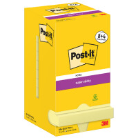 Post-it Super Sticky Notes Haftnotizen, 47,6 x 47,6 mm, 8+4