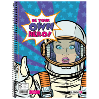 LANDRÉ Collegeblock "BE YOUR OWN HERO",...