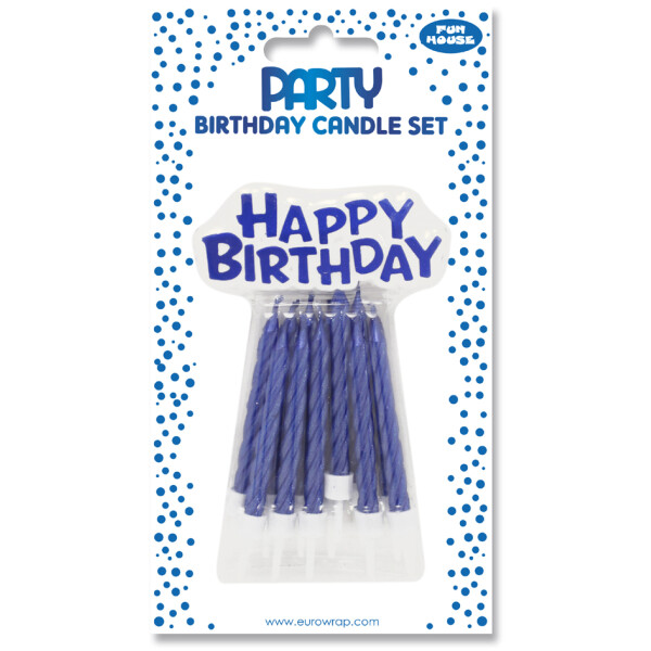 Clairefontaine Geburtstagskerzen "Happy Birthday", rosegold