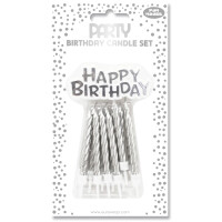 Clairefontaine Geburtstagskerzen "Happy Birthday", rosegold