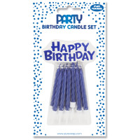 Clairefontaine Geburtstagskerzen "Happy Birthday", rosegold