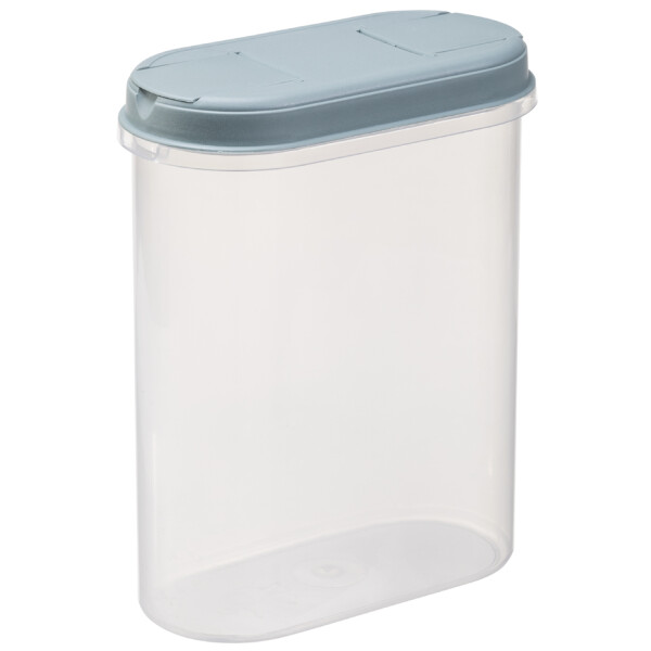 plast team Trockenvorratsdose Margerit, 1,2 Liter, weiß