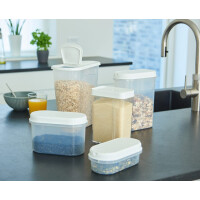 plast team Trockenvorratsdose Margerit, 1,2 Liter,...