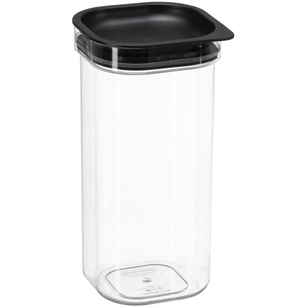 plast team Trockenvorratsdose Hamburg, 0,6 Liter,quadratisch
