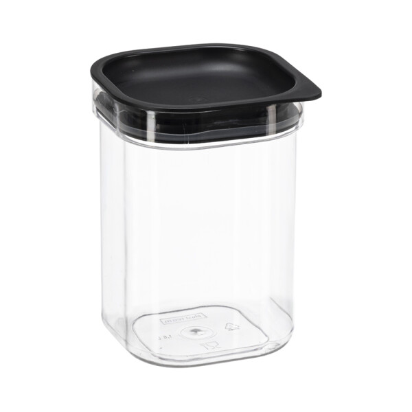plast team Trockenvorratsdose Hamburg, 0,6 Liter,quadratisch