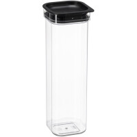 plast team Trockenvorratsdose Hamburg, 0,6 Liter,quadratisch