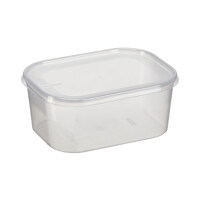 plast team Gefrierdose Helsinki, 0,7 Liter, rechteckig