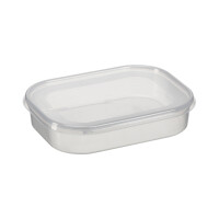 plast team Gefrierdose Helsinki, 0,7 Liter, rechteckig