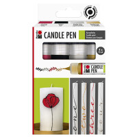 Marabu Kerzenmalfarbe "Candle Pen", 4er Set