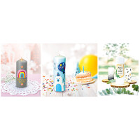 Marabu Kerzenmalfarbe "Candle Pen", 4er Set