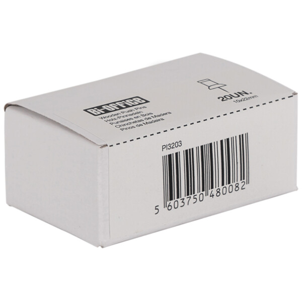 Bi-Office Holz-Pinnwand-Nadeln "Earth", aus Kiefernholz