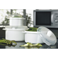 plast team Microwellendose Micro, 1,5 Liter, rund