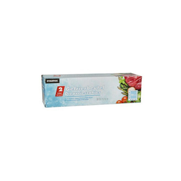 STARPAK Gefrierbeutel 1 Liter, 160 x 240 mm, transparent