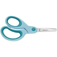 WESTCOTT Bastelschere Kids Softgrip, rund, 130 mm,...