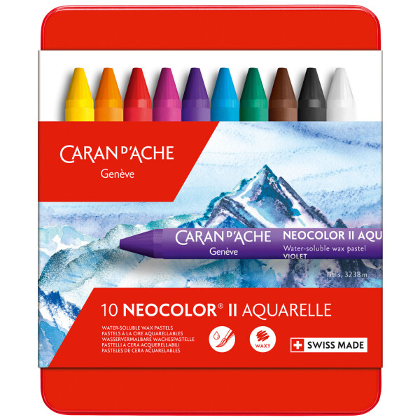 CARAN DACHE Aquarell-Wachsmalstift NEOCOLOR II, 30er Etui