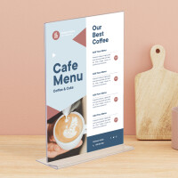 EUROPEL Tischaufsteller Acrylic, DIN A6 hoch, gerade