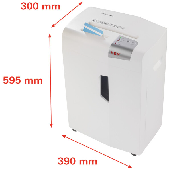 HSM Aktenvernichter shredstar X13, Partikelschnitt: 4x37 mm