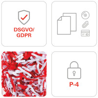 HSM Aktenvernichter shredstar X13, Partikelschnitt: 4x37 mm