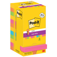 Post-it Super Sticky Z-Notes Haftnotizen, 76 x 76 mm, 8+4