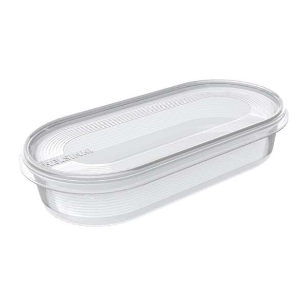 plast team Gefrierdose Helsinki, 0,4 Liter, oval
