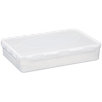 plast team Frischhaltedose Airtight, 2,0 Liter, weiß