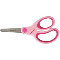 WESTCOTT Bastelschere Kids Softgrip, rund, 130 mm, pink