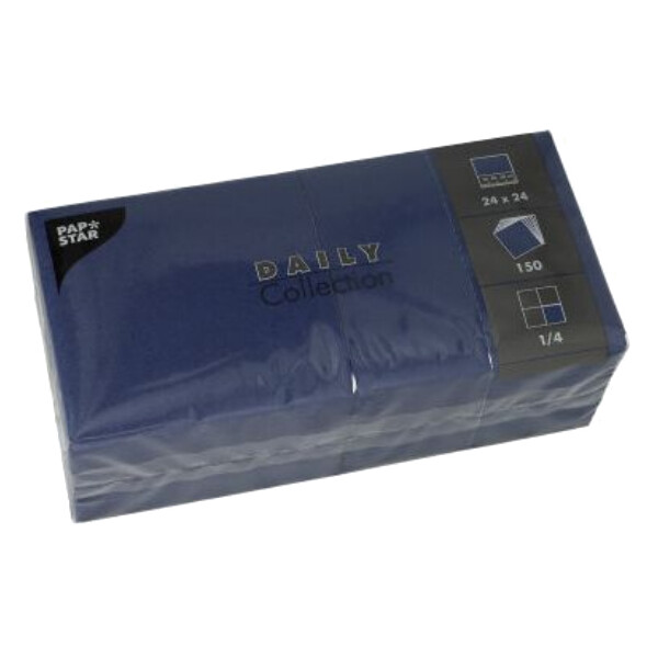 PAPSTAR Cocktail-Servietten, 240 x 240 mm, 3-lagig, weiß