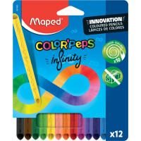 Maped Dreikant-Buntstift COLORPEPS INFINITY, 12er Etui