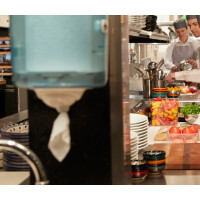 TORK Reflex Putzrollen-Innenabrollspender Mini, weiß