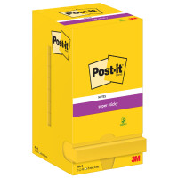 Post-it Super Sticky Notes Haftnotizen, 127 x 76 mm, gelb