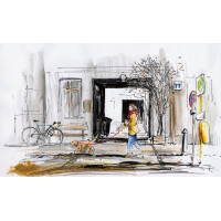 FABER-CASTELL Tuschestift PITT artist pen, warmgrau IV