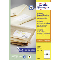 AVERY Zweckform Recycling Universal-Etiketten, 70 x 36 mm
