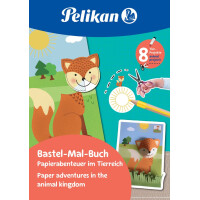 Pelikan Bastel- und Ausmalbuch "Tierreich", DIN A4