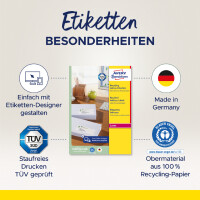 AVERY Zweckform Recycling Adress-Etiketten, 99,1 x 42,3 mm
