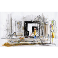 FABER-CASTELL Tuschestift PITT artist pen, warmgrau IV